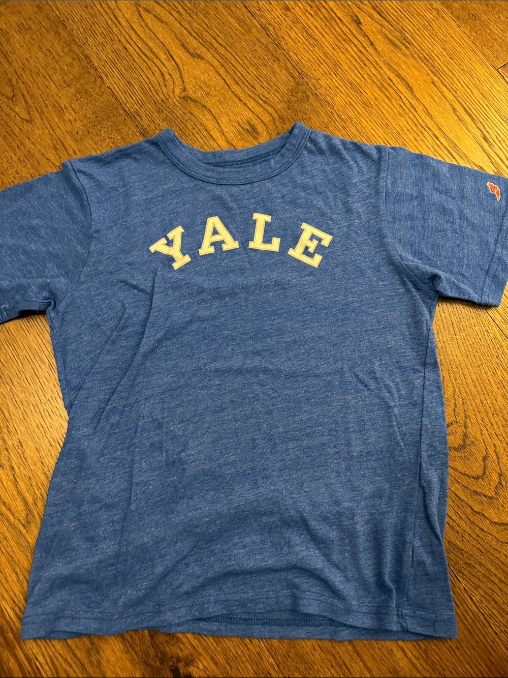 League Heather Blue YALE Short Sleeve Tee